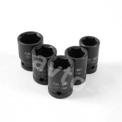 Набор ударных головок 1/2 (23 предмета) короткий фото 5