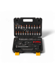 Набор инструментов DEKECR-V в кейсе 46 предметов S-2 (чёрный) фото 1