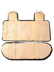 Комплект искусственная лохматая "Кролик Рекс" чёрный (4шт) фото 4