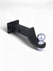 Фаркоп автомобильный квадратный с креплением и шаром, чёрный фото 4