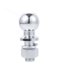 Фаркоп автомобильный квадратный с креплением и шаром, чёрный фото 2