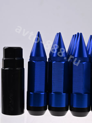 Комплект гаек-карандаш (лёгкие) R104 12*1,5 (20 шт, высота 55 мм) синий фото 5