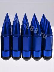 Комплект гаек-карандаш (лёгкие) R104 12*1,5 (20 шт, высота 55 мм) синий фото 2