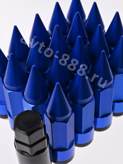 Комплект гаек-карандаш (лёгкие) R104 12*1,5 (20 шт, высота 55 мм) синий фото 15