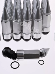 Комплект гаек-карандаш (лёгкие) R104 12*1,25 (20 шт, высота 55 мм) хром фото 14