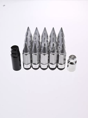 Комплект гаек-карандаш (лёгкие) R104 12*1,25 (20 шт, высота 55 мм) хром фото 5