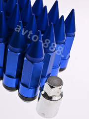 Комплект гаек-карандаш (лёгкие) R104 12*1,25 (20 шт, высота 55мм) синий фото 11