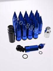 Комплект гаек-карандаш (лёгкие) R104 12*1,25 (20 шт, высота 55мм) синий фото 3
