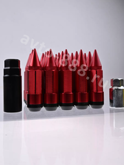 Комплект гаек-карандаш (лёгкие) R104 12*1,25 (20 шт, высота 55 мм) красные фото 11