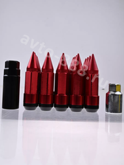 Комплект гаек-карандаш (лёгкие) R104 12*1,25 (20 шт, высота 55 мм) красные фото 14