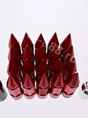 Комплект гаек-карандаш (лёгкие) R104 12*1,25 (20 шт, высота 55 мм) красные фото 2