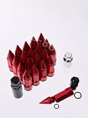 Комплект гаек-карандаш (лёгкие) R104 12*1,5 (20шт, высота 55мм) красный фото 3