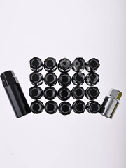 Секретки гайки F651 12*1,5 (16P+4+2, высота 32 мм) чёрный фото 3