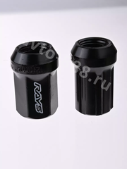 Секретки гайки F651 12*1,5 (16P+4+2, высота 32 мм) чёрный фото 4