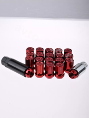 Секретки гайки F651 12*1,5 (16P+4+2, высота 32 мм) красный фото 4