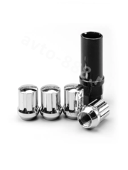 Секретки гайки M89/435 12*1,5 (20+1 высота 28 мм) хром фото 2