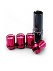 Секретки гайки M89/435 12*1,5 (20+1 высота 28 мм) красный фото 2