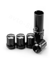 Секретки гайки M89/435 12*1,25 (20+1 высота 28 мм) чёрный фото 2