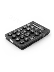 Секретки гайки M89/435 12*1,25 (20+1 высота 28 мм) чёрный фото 3