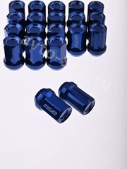 Секретки гайки F651 12*1,25 (16P+4+2, высота 32 мм) синий фото 2