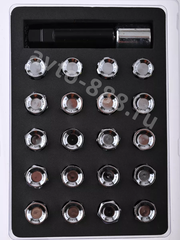 Секретки гайки F651 12*1,25 (16P+4+2, высота 32 мм) хром фото 8