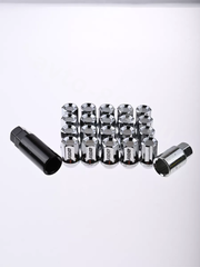 Секретки гайки F651 12*1,25 (16P+4+2, высота 32 мм) хром фото 7