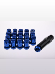 Секретки гайки 12*1,5 N042 (комплект 20 шт, ключ 17) синий фото 5