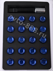 Секретки гайки F651 12*1,5 (16P+4+2, высота 32 мм) синий фото 7