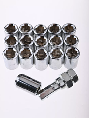 Секретки гайки R028 12*1,25 (16 шт, высота 32 мм, сквозная) хром фото 14