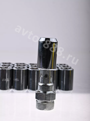 Секретки гайки R028 12*1,25 (16 шт, высота 32 мм, сквозная) хром фото 11