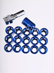 Секретки гайки R028 12*1,25 (16 шт, высота 32 мм, сквозная) синий фото 10