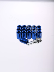 Секретки гайки R028 12*1,25 (16 шт, высота 32 мм, сквозная) синий фото 6