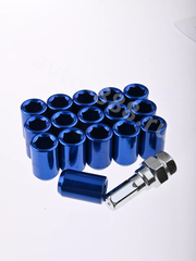 Секретки гайки R028 12*1,25 (16 шт, высота 32 мм, сквозная) синий фото 14