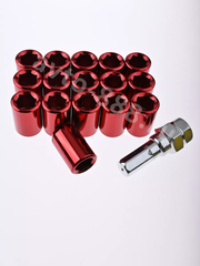 Секретки гайки R028 12*1,5 (16 шт, высота 32 мм, сквозная) красный фото 14