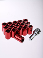 Секретки гайки R028 12*1,5 (16 шт, высота 32 мм, сквозная) красный фото 4