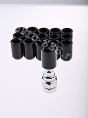 Секретки гайки R028 12*1,5 (16 шт, высота 32 мм, сквозная) черный фото 3