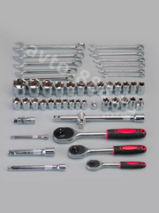 Набор инструментов SRUNV в кейсе 216 предмета зеленый фото 2