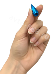 Колпачок ниппеля универсальный 4шт. пуля HV05 синий фото 6