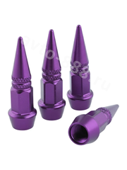 Колпачок ниппеля универсальный 4шт. пуля HV05 фиолетовый фото 7