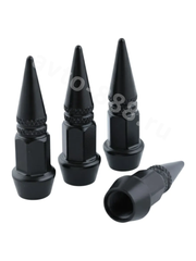 Колпачок ниппеля универсальный 4шт. пуля HV05 чёрный фото 7