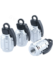 Колпачок ниппеля универсальный 4шт. граната хром фото 7