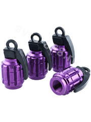 Колпачок ниппеля универсальный 4шт. граната фиолетовый фото 7