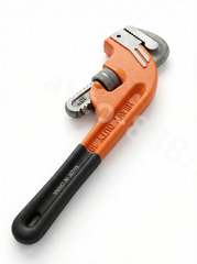 Газовый ключ с резиновой ручкой 10“ фото 2