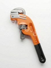 Газовый ключ с резиновой ручкой 8“ фото 1