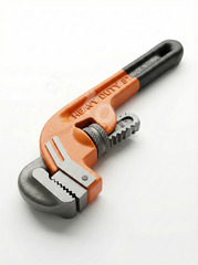 Газовый ключ с резиновой ручкой 8“ фото 2