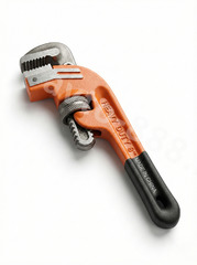 Газовый ключ с резиновой ручкой 8“ фото 3