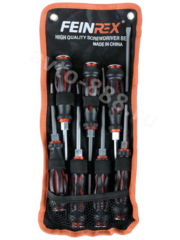 Набор ударных отверток FEINREX 7 предметов PH/SL (в чехле) фото 1