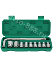 Набор торцевых головок G-10017 10 предметов в кейсе фото 1