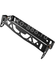 Универсальный кронштейн для наклона номерного знака / JDM адаптер рамки госномера SPARCO чёрный фото 1