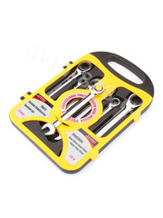 Набор гаечных ключей с трещоткой, 7шт фото 1